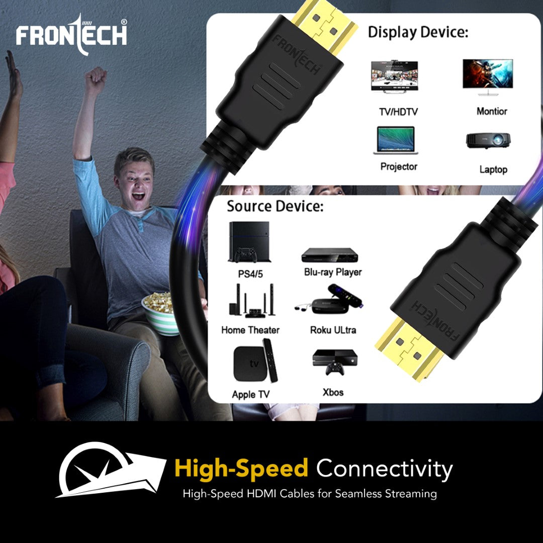 Frontech Copper Clad Steel HDMI Cable - 10M Length (NC-0021) Frontech Copper Clad Steel HDMI Cable - 10M Length (NC-0021)